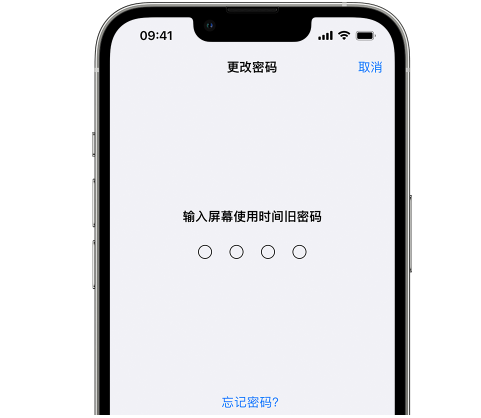 繁昌iPhone屏幕维修分享iPhone屏幕使用时间密码忘记了怎么办 