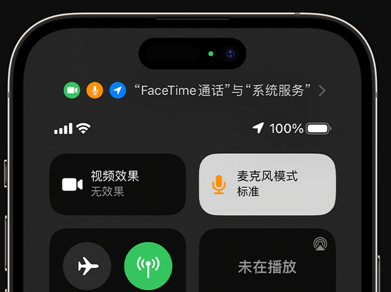 繁昌苹果授权维修网点分享iPhone在通话时让你的声音更清晰 