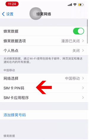 繁昌苹果14维修网分享如何给iPhone14的SIM卡设置密码 