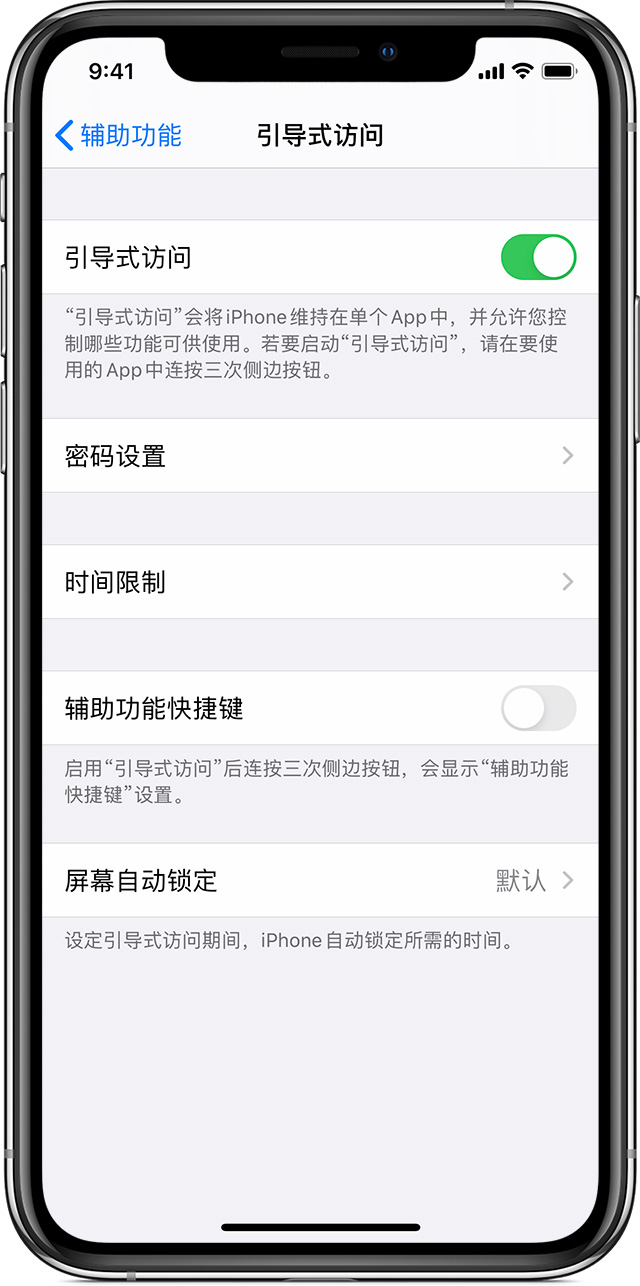 繁昌苹果手机维修分享如何在 iPhone 上退出引导式访问 